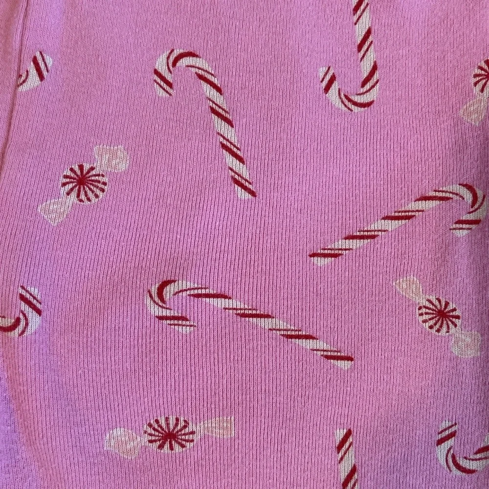 Baby GAP pink candy cane pants girls 5T Christmas holiday party girlhoodcore